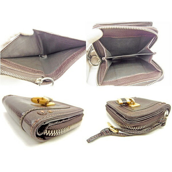 Chloe Bifold brown Paddington accessory Leather Wallet - Picture 6 of 6